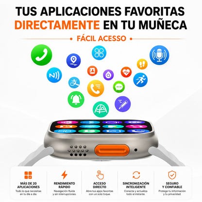⌚ Reloj Inteligente con Doble Cámara y SIM Card + 7 Correas GRATIS 🎁"